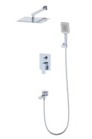 Душевой комплект Wonzon & Woghand WW-88939003-CR С ВНУТРЕННЕЙ ЧАСТЬЮ, хром