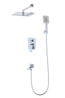 Душевой комплект Wonzon & Woghand WW-88939003-CR С ВНУТРЕННЕЙ ЧАСТЬЮ, хром
