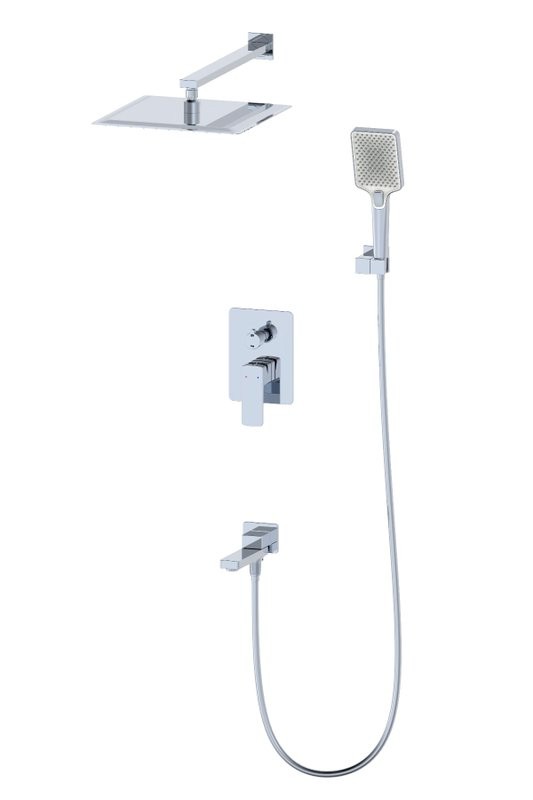 Душевой комплект Wonzon & Woghand WW-88939003-CR С ВНУТРЕННЕЙ ЧАСТЬЮ, хром
