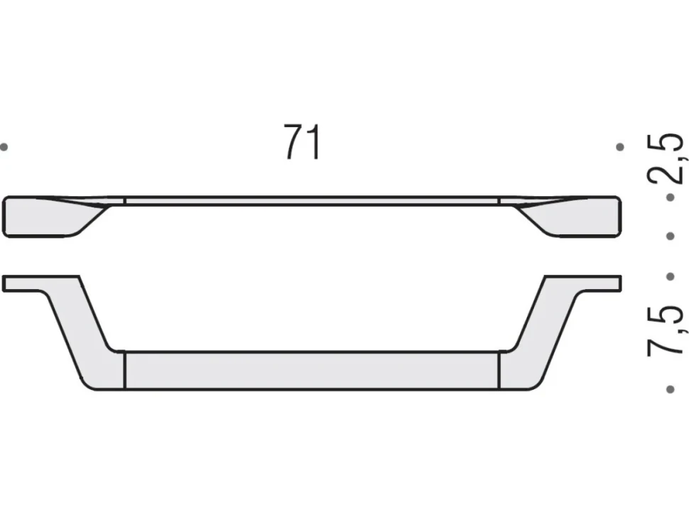 Полотенцедержатель Colombo Design Alize B2511