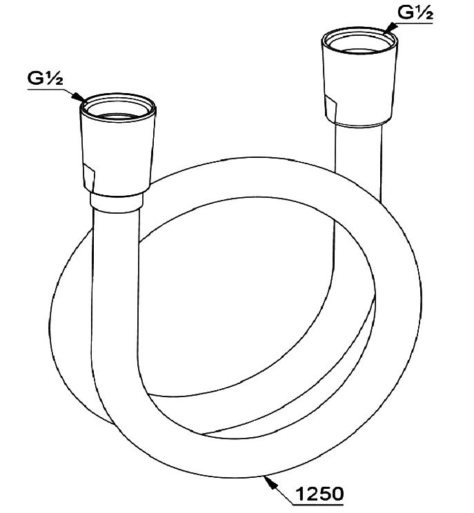 Душевой шланг Kludi Suparaflex 61071N0-00 брашированное золото