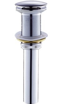 Донный клапан для раковины SantiLine SL-106 без перелива, хром