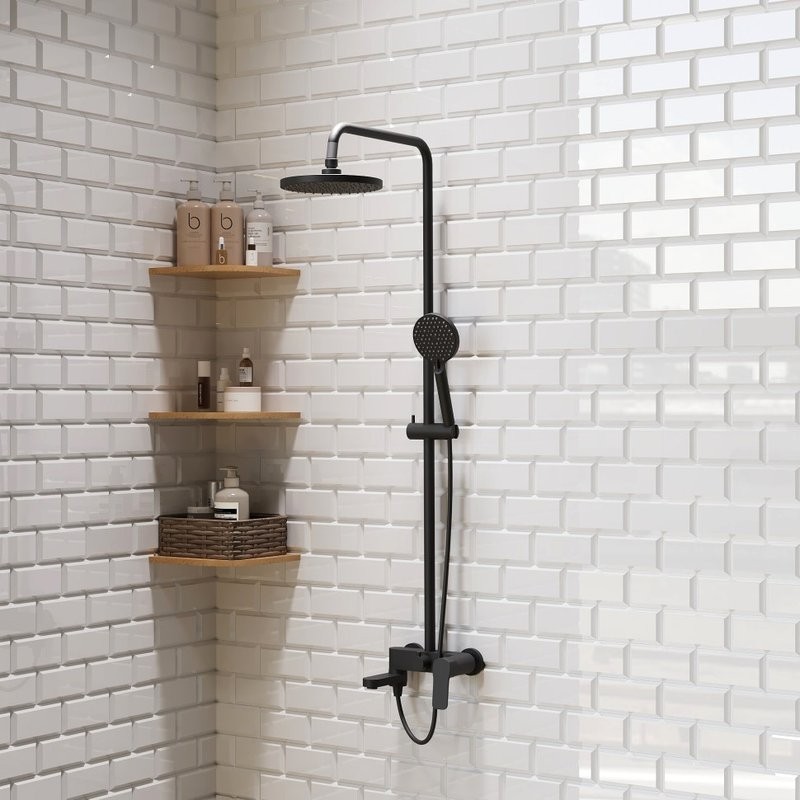 Душевая стойка Paini Viva Style P4YO687D250F3D110 черный