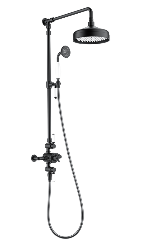 Душевая стойка Wonzon & Woghand WW-B3041-MB матовая черная