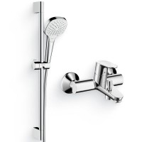 Душевой комплект Смеситель Hansgrohe Focus E2 31940000 + Гарнитур Croma Select E Vario 26582400