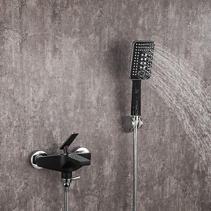 Смеситель для ванны с душем Frap H57 F3257 черный, хром