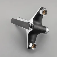 Смеситель для ванны с душем Frap H57 F3257 черный, хром