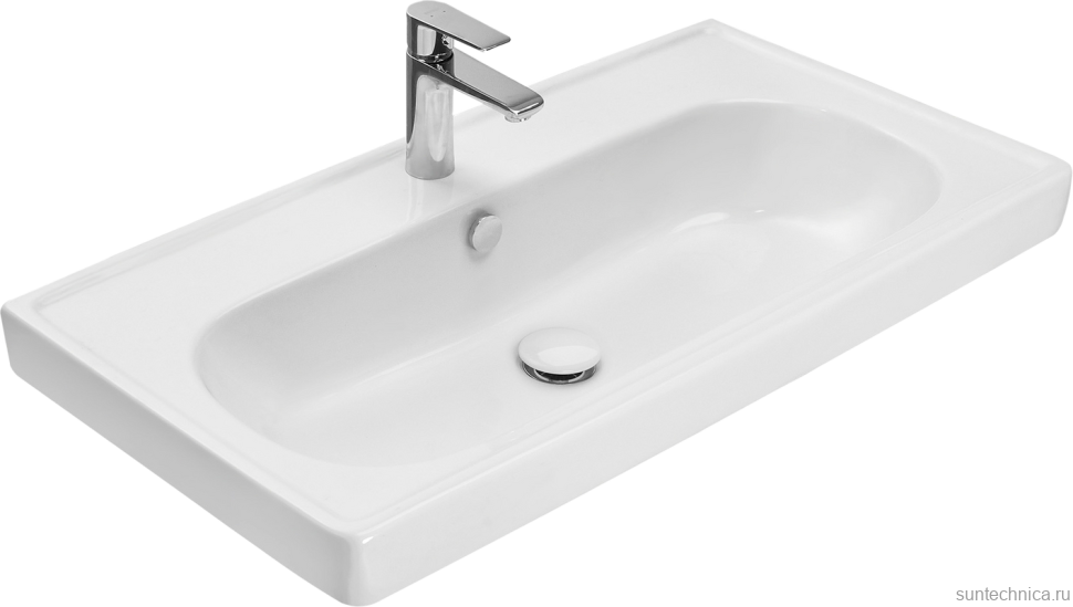 Мебель для ванной комнаты AQUATON Ар-Деко 85 подвесная, 2 ящика, кашемир