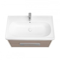 Мебель для ванной комнаты AQUATON Ар-Деко 85 подвесная, 2 ящика, кашемир