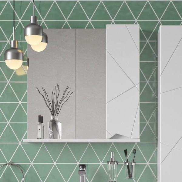 Зеркало-шкаф SanStar Линни 70 белое