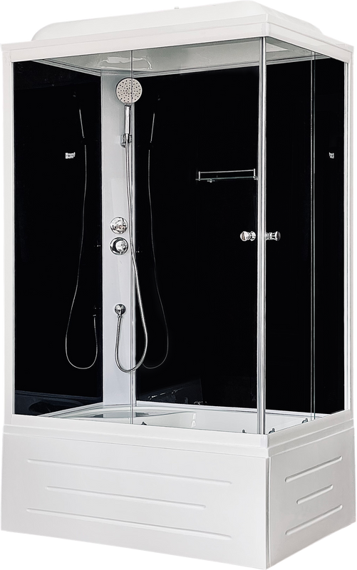 Душевая кабина Royal Bath BP RB8120BP5-BT-L с высоким поддоном, с сиденьем