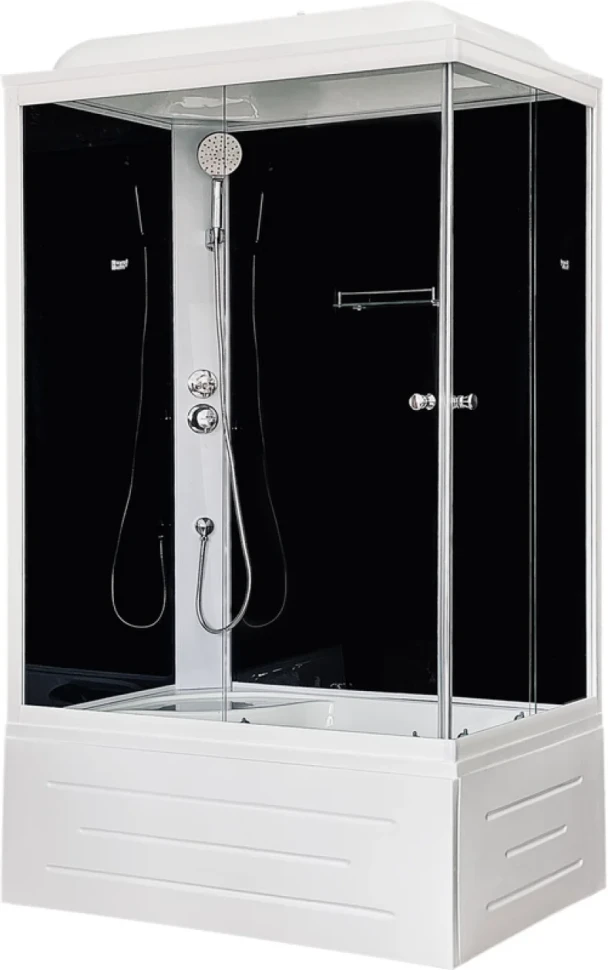 Душевая кабина Royal Bath BP RB8120BP5-BT-L с высоким поддоном, с сиденьем