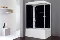Душевая кабина Royal Bath BP RB8120BP5-BT-L с высоким поддоном, с сиденьем