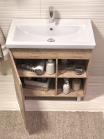 Мебель для ванной комнаты Vigo Milos 80 напольная, дуб золотой