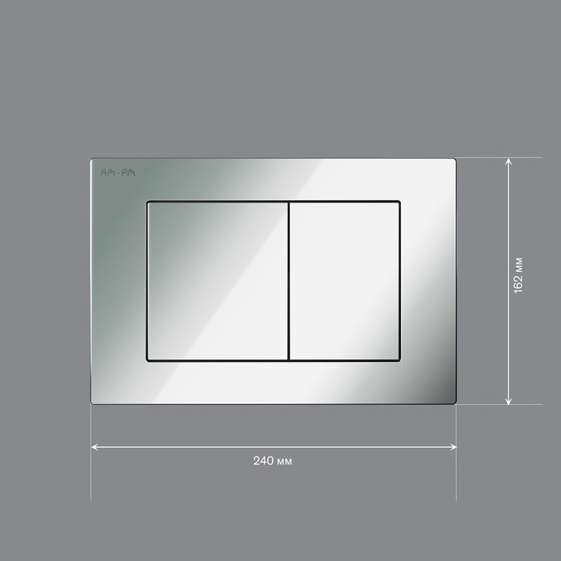 Кнопка смыва для унитаза AM.PM PrimeFit S I090251 АБС-пластик, цвет глянцевый хром