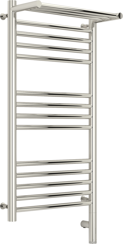 Полотенцесушитель электрический Сунержа Богема 3.0 80х40 с полкой, хром, R