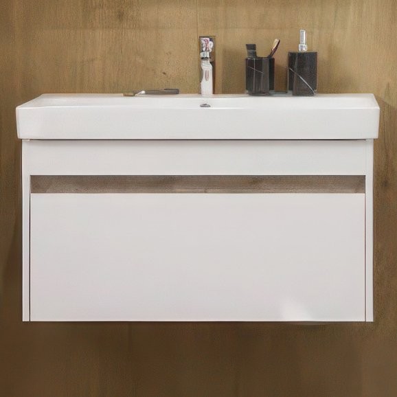 Тумба с раковиной AQUATON Марти 80 раковина Адриана 80