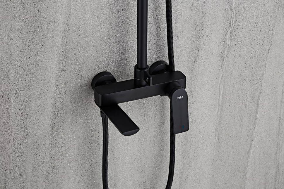 Душевая стойка Haiba HB24575-7 черная