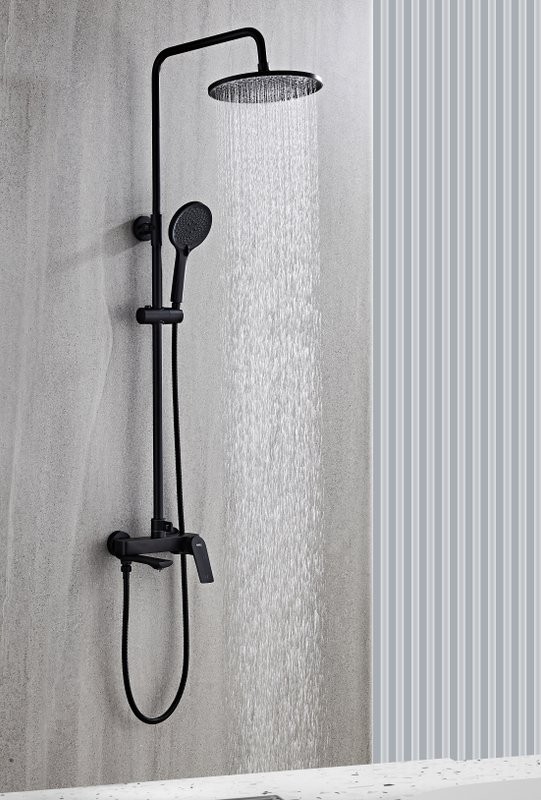 Душевая стойка Haiba HB24575-7 черная