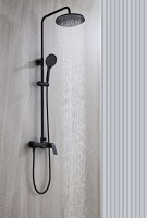 Душевая стойка Haiba HB24575-7 черная