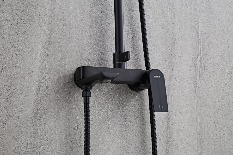 Душевая стойка Haiba HB24575-7 черная