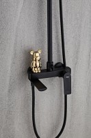 Душевая стойка Haiba HB24575-7 черная