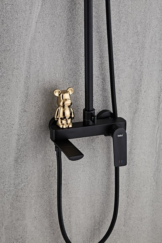 Душевая стойка Haiba HB24575-7 черная