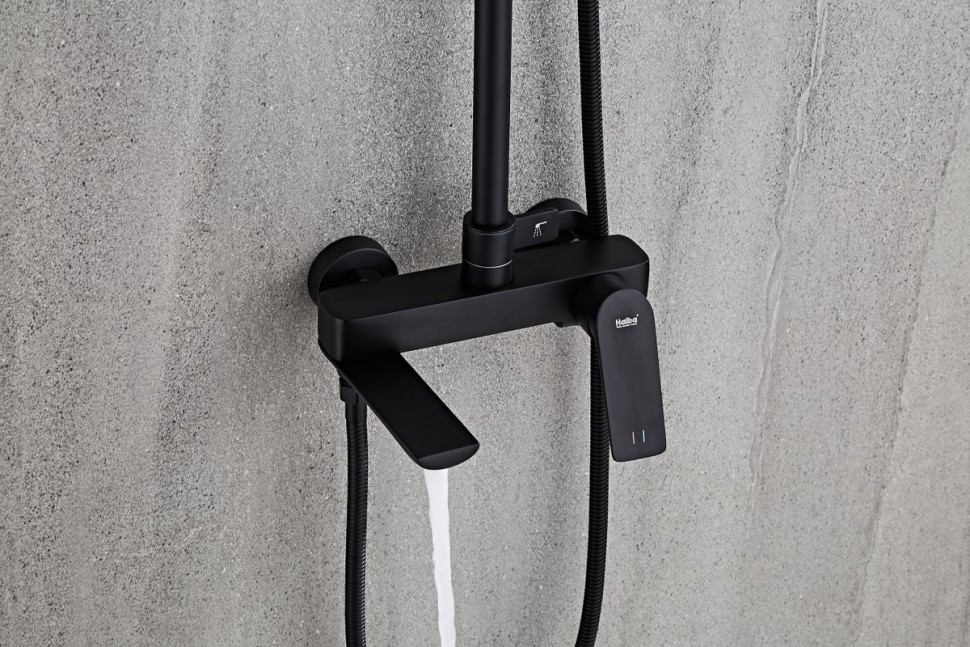Душевая стойка Haiba HB24575-7 черная
