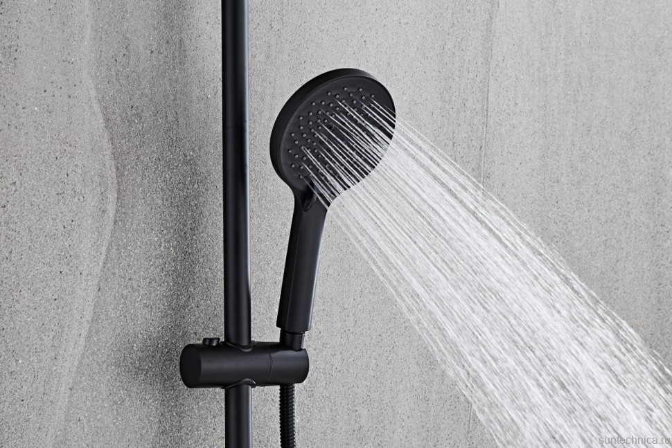 Душевая стойка Haiba HB24575-7 черная