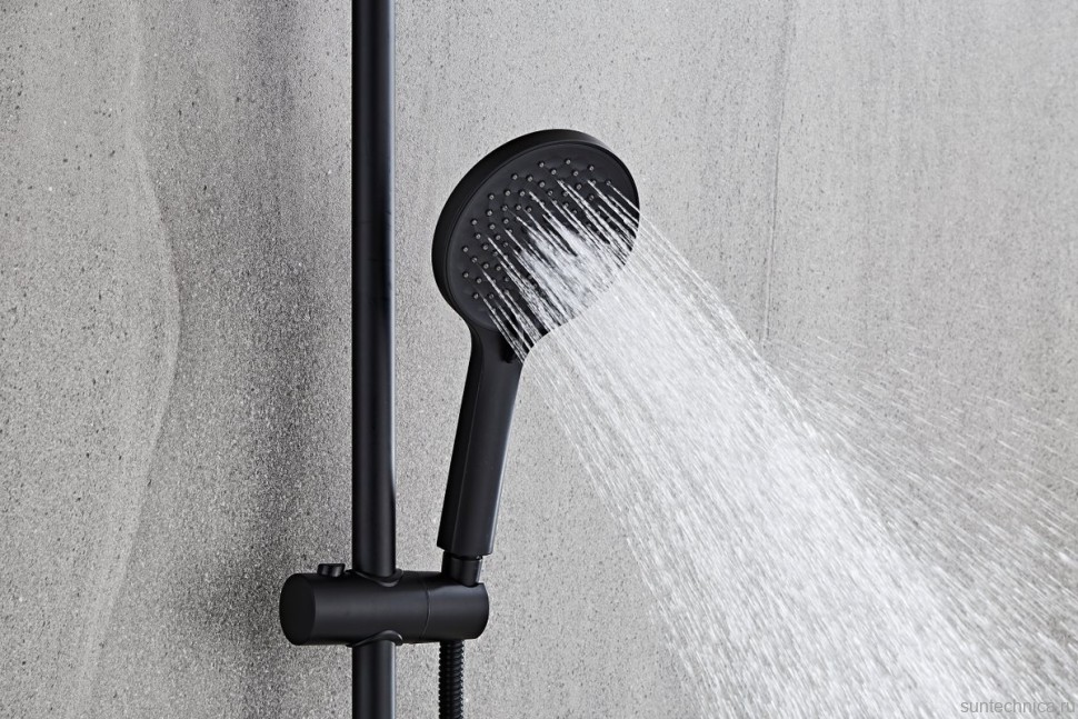 Душевая стойка Haiba HB24575-7 черная