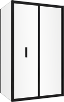 Душевой уголок Abber Sonnenstrand AG07100B-S80B 80x100, профиль черный, стекло прозрачное
