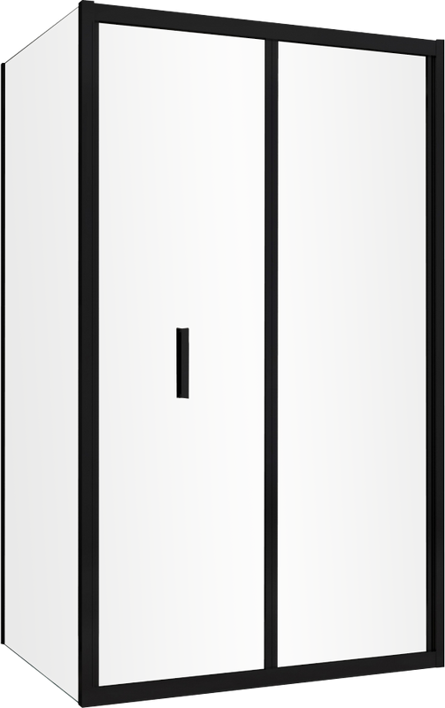 Душевой уголок Abber Sonnenstrand AG07100B-S80B 80x100, профиль черный, стекло прозрачное