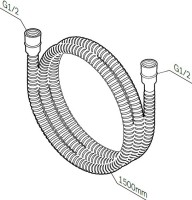 Душевой шланг AM.PM F0400664 Душевой шланг AM.PM F0400664