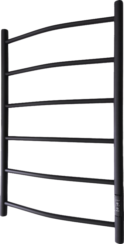 Полотенцесушитель электрический Маргроид Вид 4 СНШ 80x50 R черный матовый