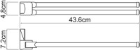 Полотенцедержатель Wasserkraft Leine K-5031