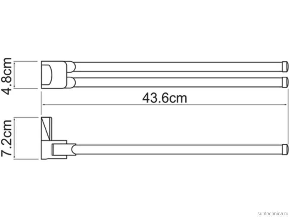 Полотенцедержатель Wasserkraft Leine K-5031
