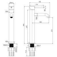 Смеситель для раковины Splendy Passion PA201305GK1CR хром Смеситель для раковины Splendy Passion PA201305GK1CR хром