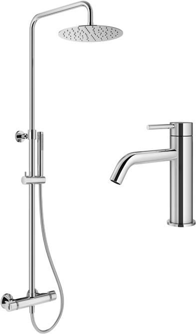 Комплект для ванной Plumberia Selection Ixo KITXO6302CR53 хром