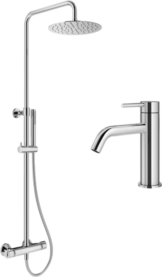 Комплект для ванной Plumberia Selection Ixo KITXO6302CR53 хром