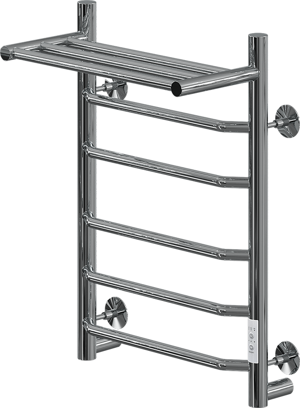 Полотенцесушитель электрический Ника Way 3 60/40, с полкой, хром