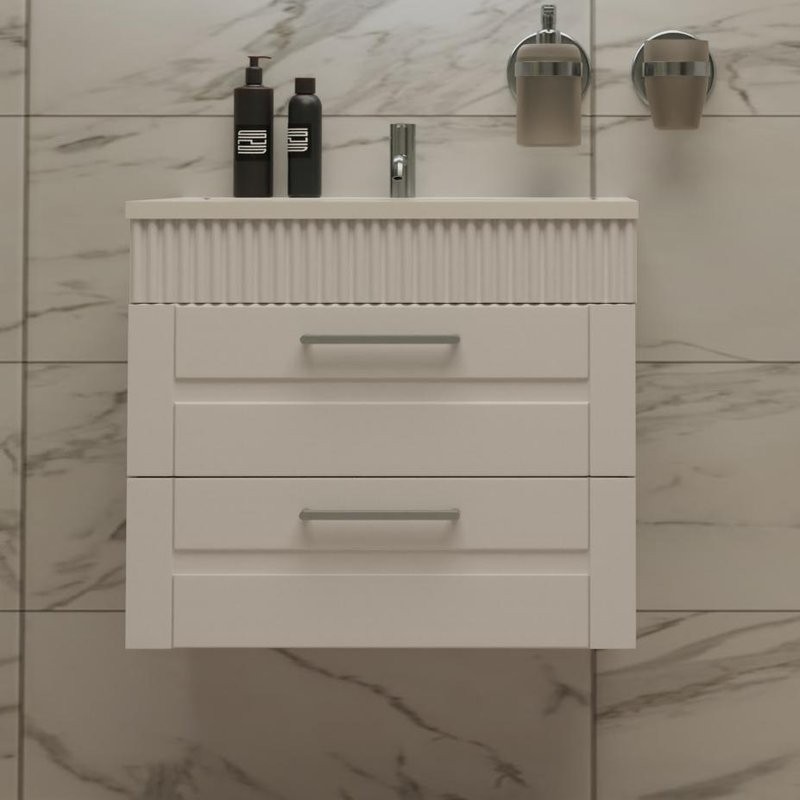 Тумба с раковиной Sanvit Турин 2 60, белая