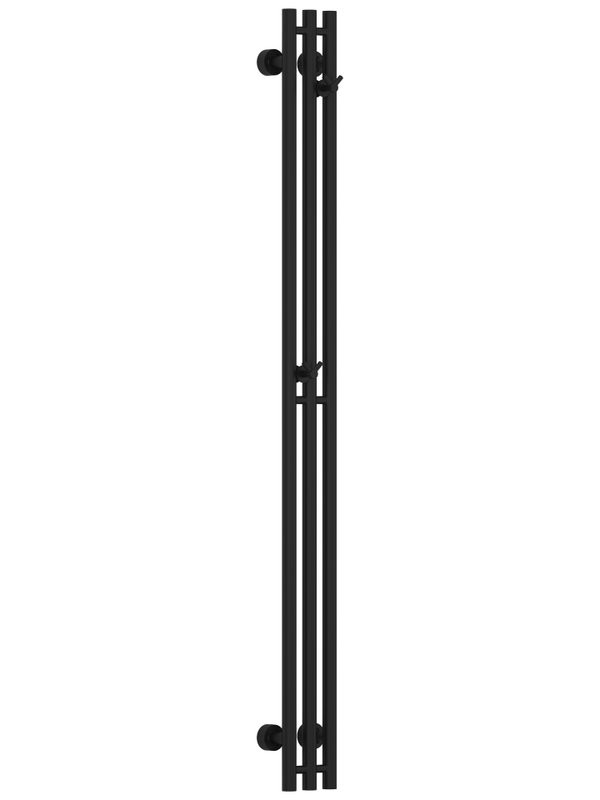 Полотенцесушитель водяной Сунержа Терция Pro 31-0444-1510 150x15 см, матовый черный, I-образный