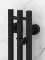 Полотенцесушитель водяной Сунержа Терция Pro 31-0444-1510 150x15 см, матовый черный, I-образный