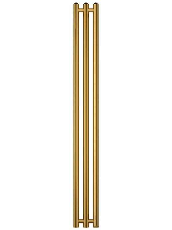 Полотенцесушитель электрический Сунержа Терция 4.0 03-0883-1206 120x15 см, подключение справа, скрытое подключение справа, золото, I-образный