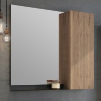 Зеркало Comforty Кёльн 90 дуб темный Зеркало Comforty Кёльн 90 дуб темный