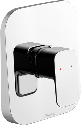 Встраиваемый смеситель для душа и ванны Ravak 10° Free X070137 нержавеющая сталь