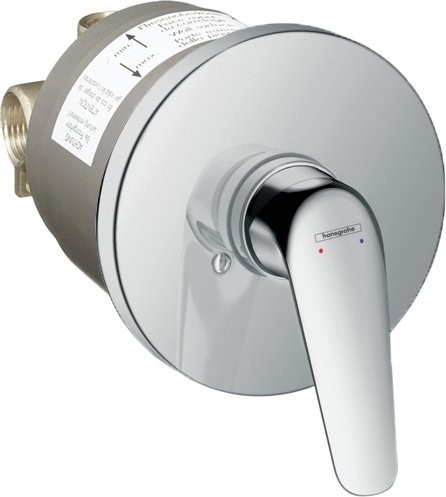 Встраиваемый смеситель для душа и ванны Hansgrohe Novus 71068000 С ВНУТРЕННЕЙ ЧАСТЬЮ