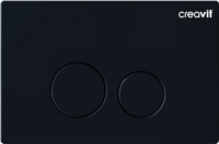 Кнопка смыва Creavit Terra GP9002.01 черная матовая
