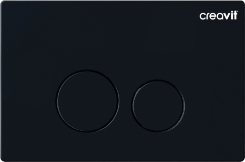 Кнопка смыва Creavit Terra GP9002.01 черная матовая