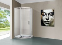 Душевой уголок Vincea Stresa VSP-1S100CL 100x100, профиль хром, стекло прозрачное